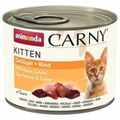 ANIMONDA Cat Carny Kitten Saveur : Volaille Et Bœuf 200g X12