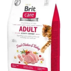 Brit Care Cat Grain-Free Aldut Activity Support Avec Poulet Et Dinde 7kg