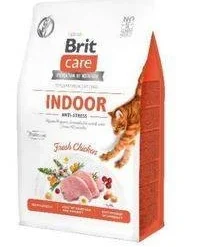 Brit Care Cat Grain-Free Indoor Anti-Stress Au Poulet 7kg