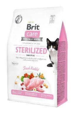 Brit Care Cat Grain-Free Sterilized Sensitive Au Lapin 400g