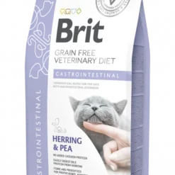 Brit Grain Free Veterinary Diet Cat Gastrointestinal Hareng Avec Pois 5kg