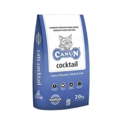 Canun Cats Cocktail 4kg Nourriture Pour Chat Riche En Volaille (25%) Et En Huile De Poisson