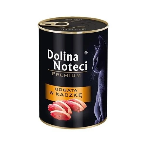 Dolina Noteci Premium Pour Chat Riche En Canard 400g X12 – Image 2