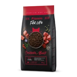 FITMIN Cat For Life Castrate Boeuf 8kg
