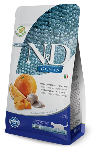 Farmina N&D Ocean Feline Adult Herring Pumpkin&Orange 5kg