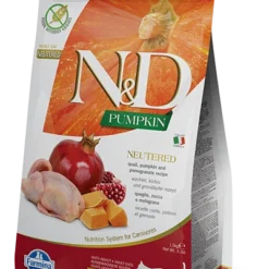 Farmina N&D Pumpkin Feline Neutered Recipe Quail Pumpkin&Pomegranate 300g X2