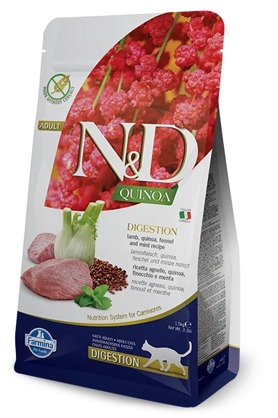Farmina N&D Quinoa Feline Digestion 1,5kg
