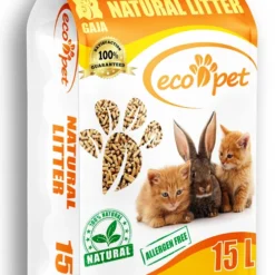 Gaja Eco-Pet Litière En Bois Et Litière Pour Petits Animaux 35L