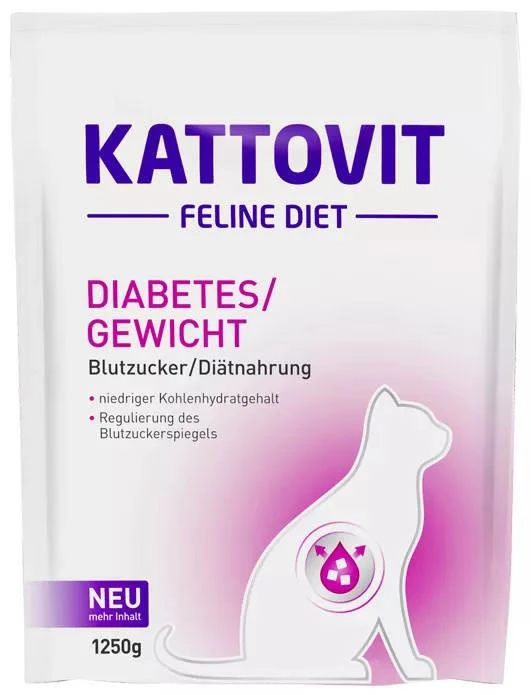 Kattovit Diabetes 1250g De Nourriture Sèche