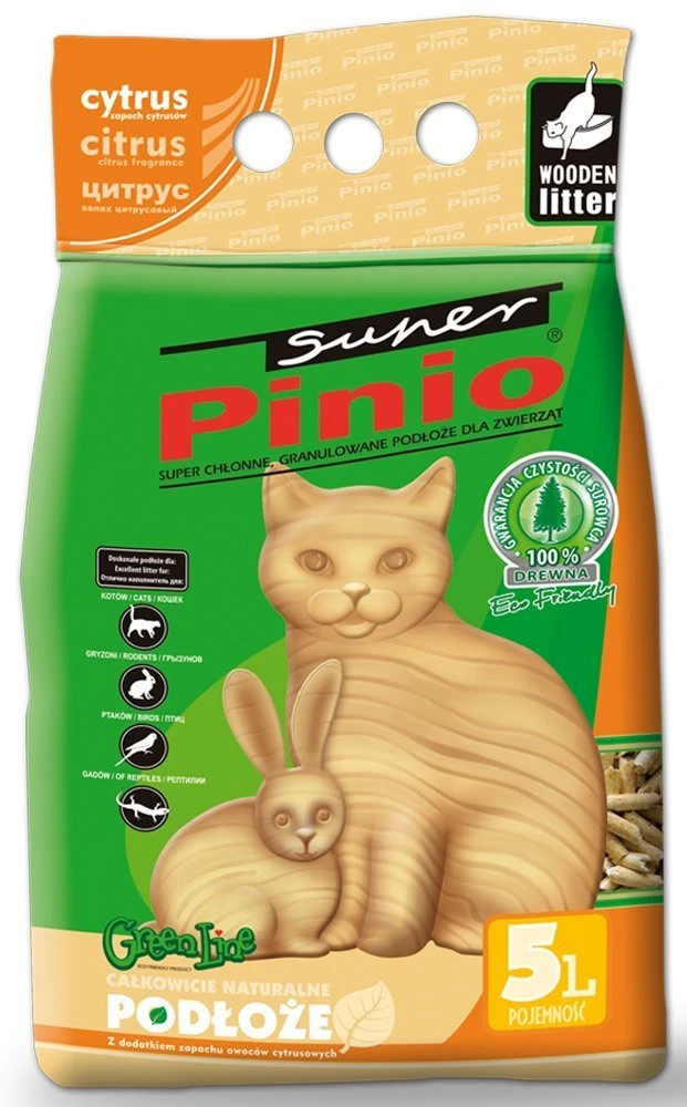Litière SUPER PINIO Citrons 5L