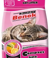 SUPER BENEK Litière Compacte Fraîcheur D'agrumes 10l