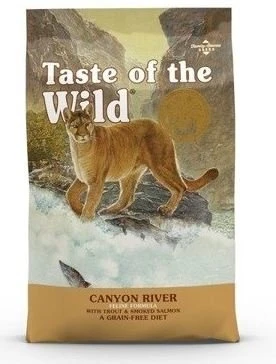 TASTE OF THE WILD Canyon River à La Truite & Saumon Sans Céréales Pour Chat 2kg