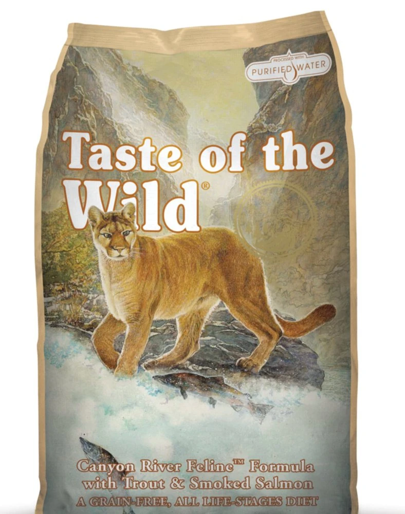 TASTE OF THE WILD Canyon River à La Truite & Saumon Sans Céréales Pour Chat 2kg – Image 2