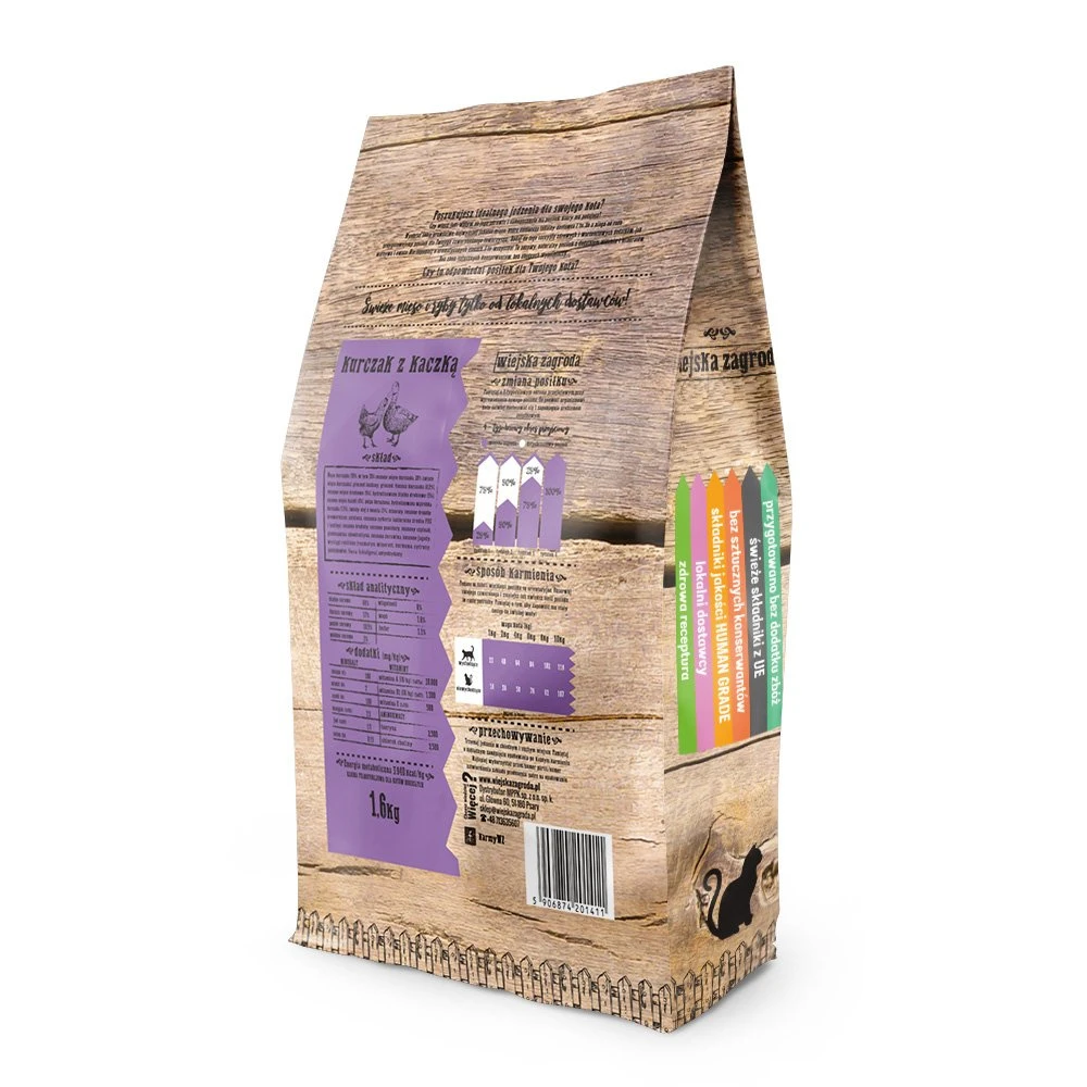 Wiejska Zagroda Pour Chats Poulet Et Canard 1.6kg – Image 2